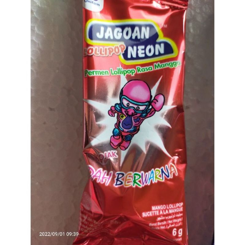 jagoan neon permen lollipop renteng isi 12