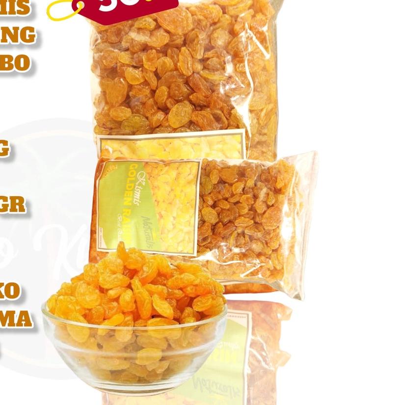 

✳ KISMIS SEMI JUMBO 1KG /KISMIS KUNING ➱