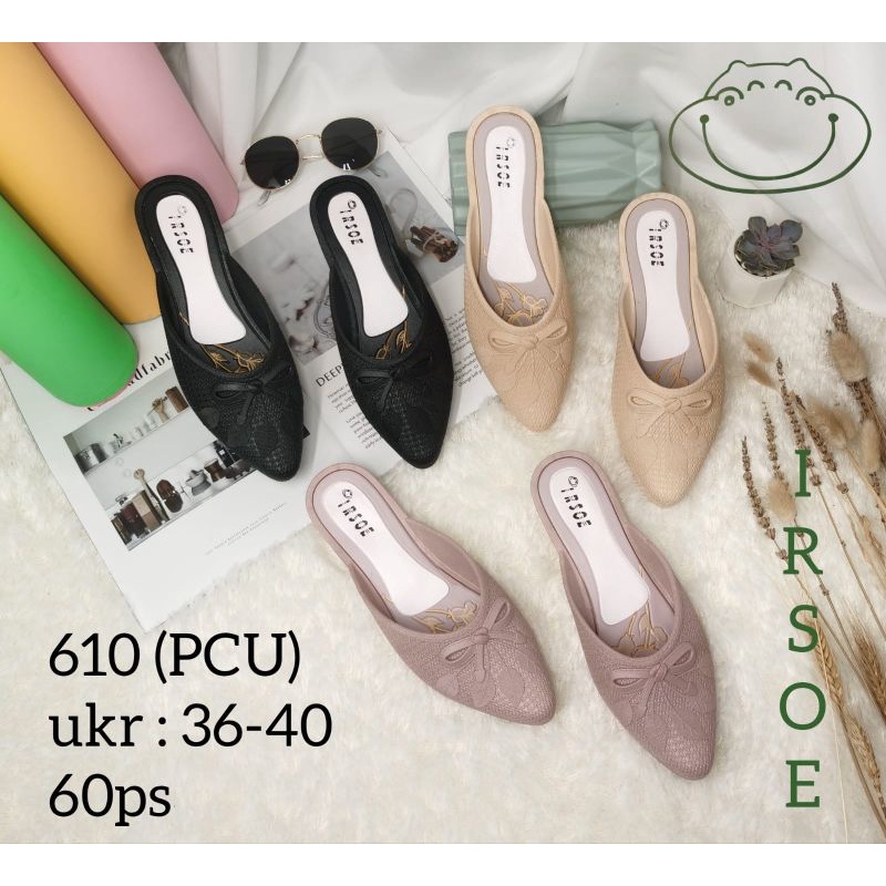 SANDAL BALET KARET IRSOE WANITA JELLY IR-603/610