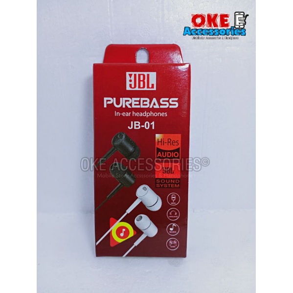 HF/Headset Purebass JBL JB-01