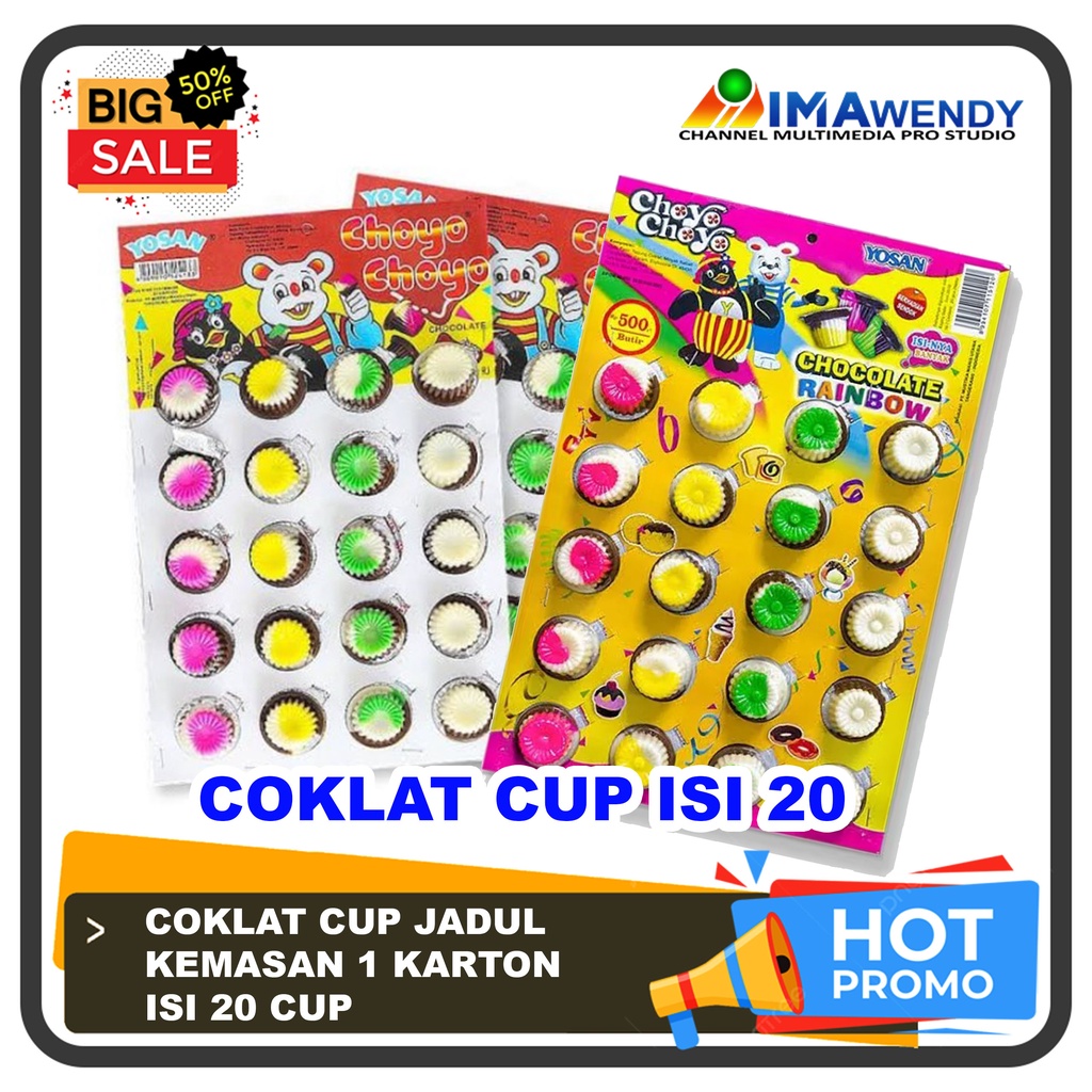 

Makanan Coklat Cup Kemasan 1 Karton Isi 20Pcs Makanan Jadul