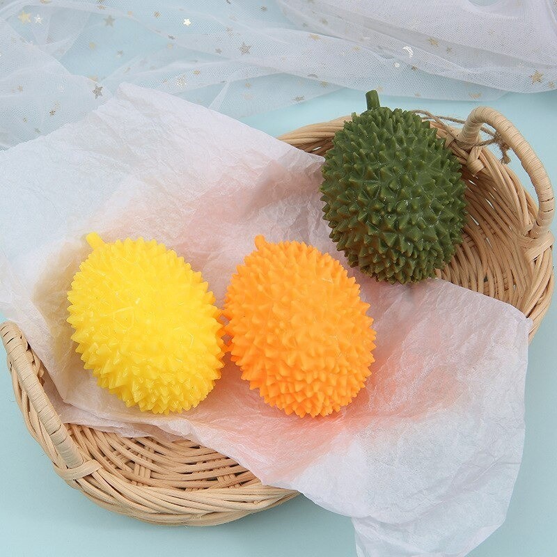 TERLARIS - DURIAN Squish Durian Toy Stress Relieve ANTI STRESS Remas - MAINAN SQUISHY - MAINAN SQUISHY MURAH