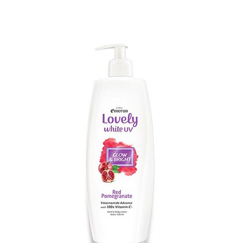 【F⚡ASH SALE✅】 Emeron Lovely White Glow And Bright Lotion 500 mL