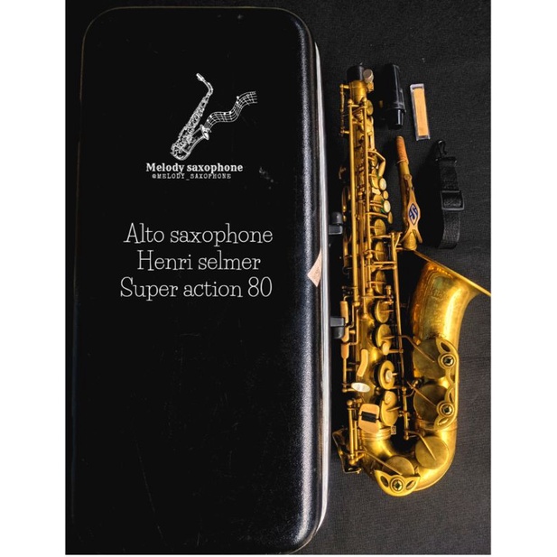 saxophone alto henri selmer super action 80 serie ll