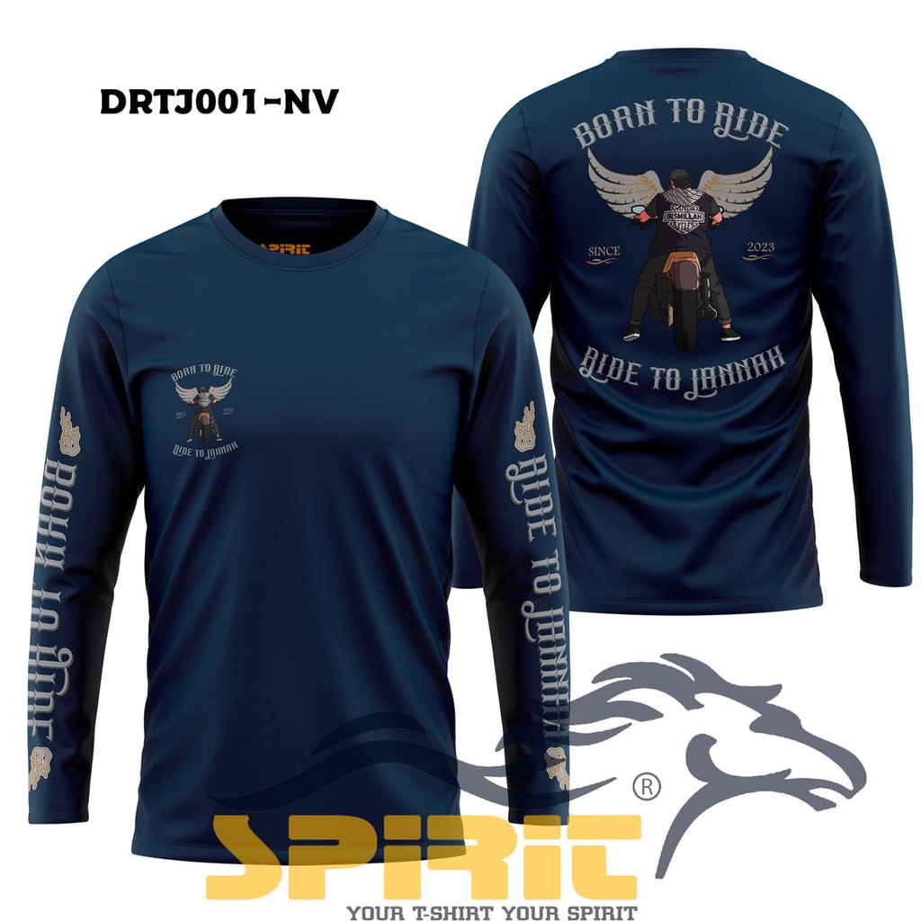 kaos bikers dakwah kaos bikers muslim baju pria rider muslim islami born to ride ride to jannah leng
