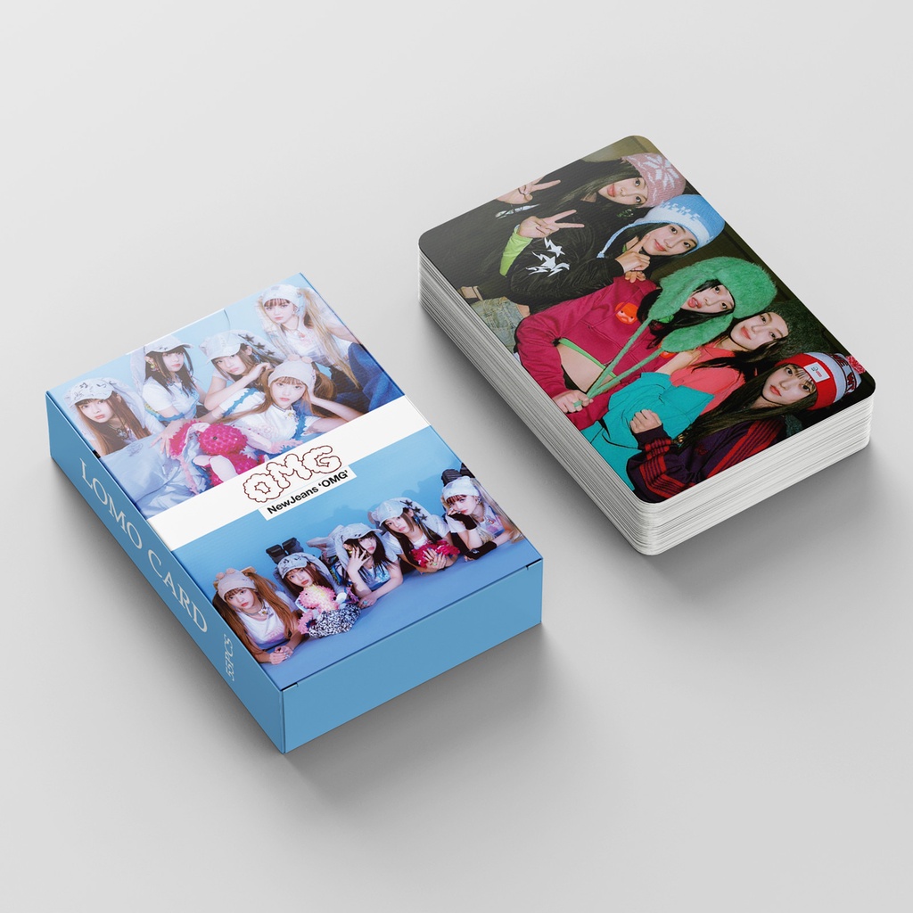 55pcs/set KPOP New Jeans Photocards OMG DITTO Album HYEIN MINJI HANNI Lomo Card HD Collection