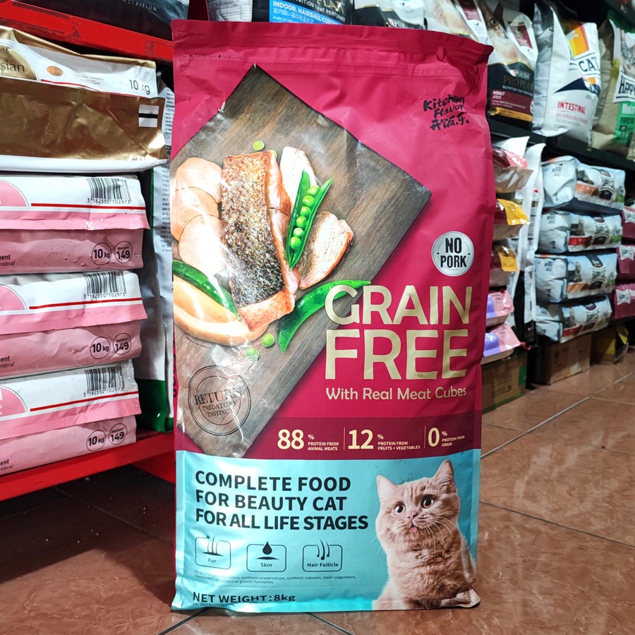 Kitchen Flavor Beauty 8kg - Makanan Kucing KF Beauty GOJEK