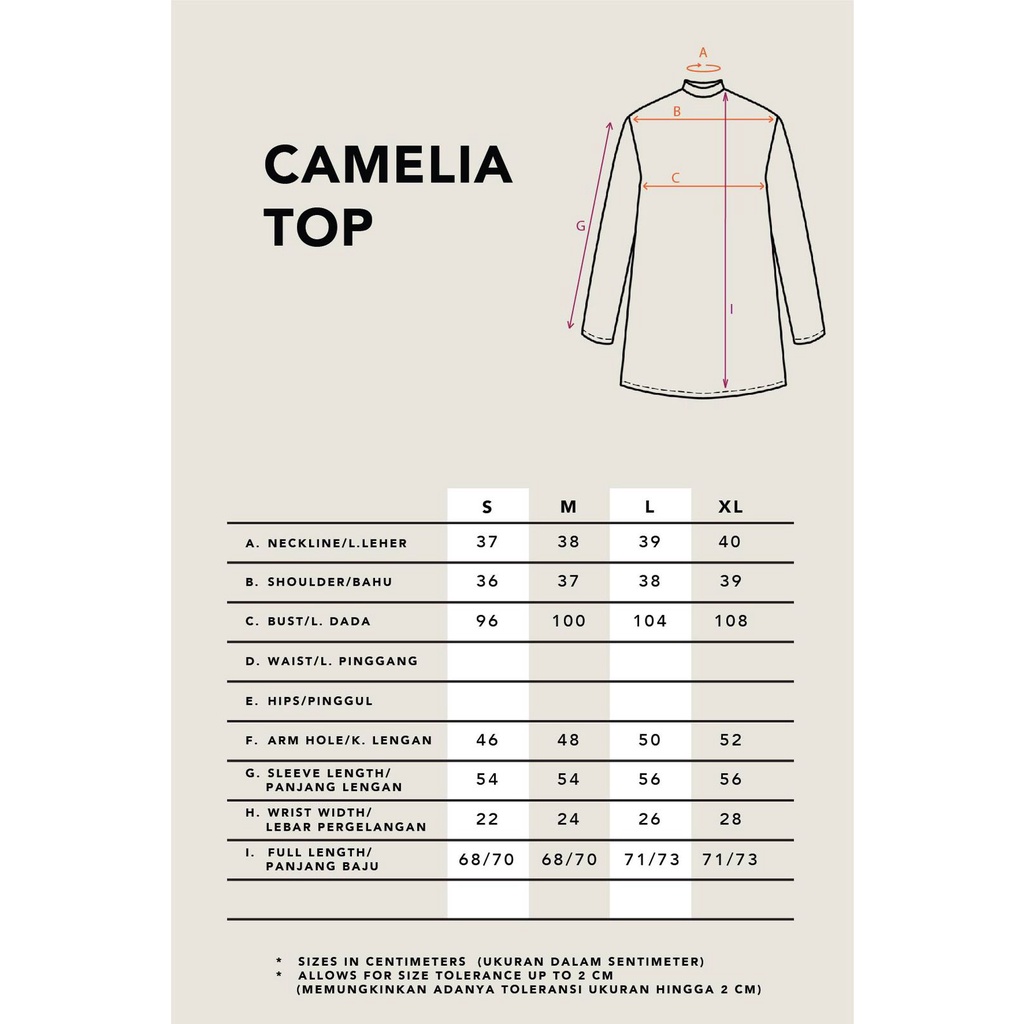 CAMELIA PLAIN TOP - KAMI