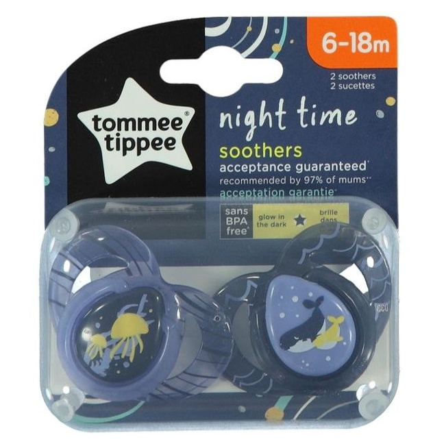 EMPENG TOMMEE TIPPEE NIGHT TIME 6-18M IMPORT AUSTRALIA