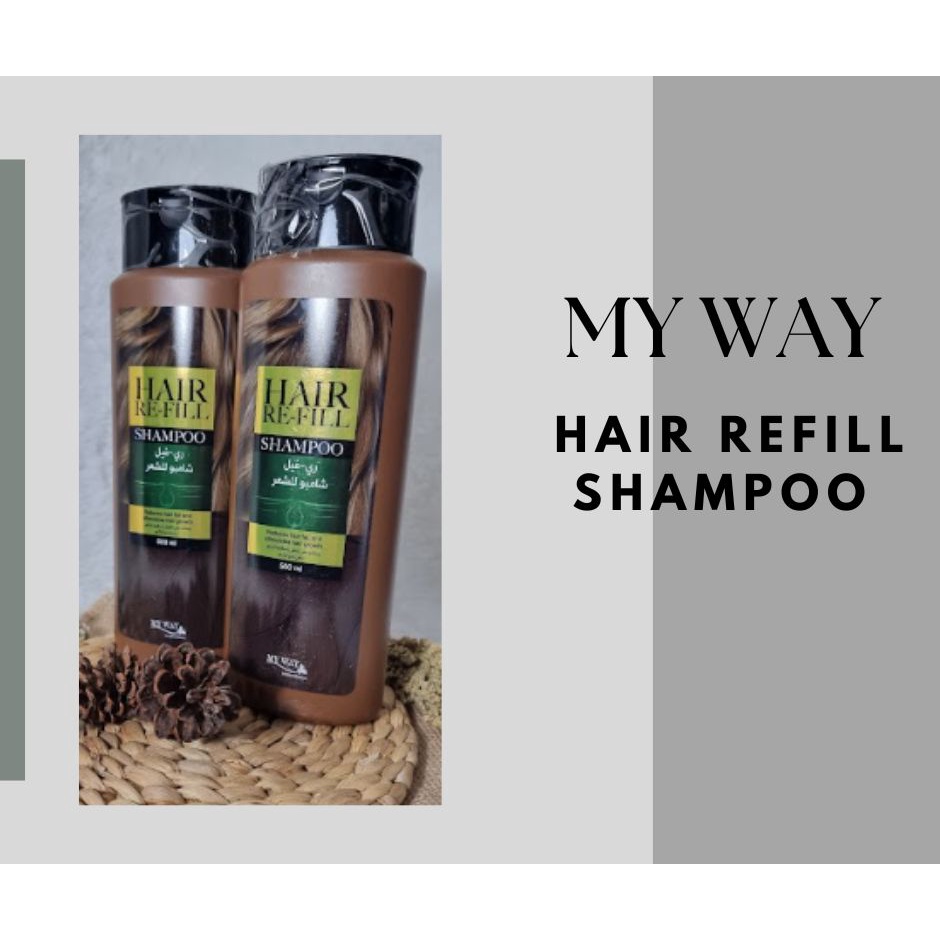 NEW KEMASAN My Way Refill Anti Hair Fall Shampoo terlaris my way shampo re-fill/ shampo refill my wa