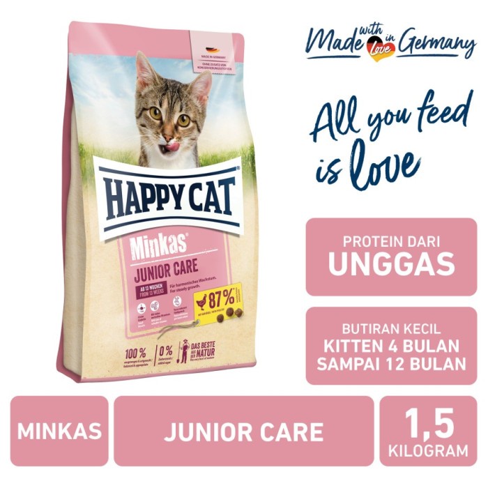 Happy Cat Minkas Junior Care 1.5kg Freshpack Minkas Junior 1.5kg