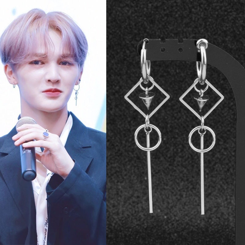 Zhu Zhengting Gaya Beberapa Cara Untuk Memakai Semua Pertandingan Anting Menjuntai Pria Wanita Anti Karat Anting Unik Telinga Klip