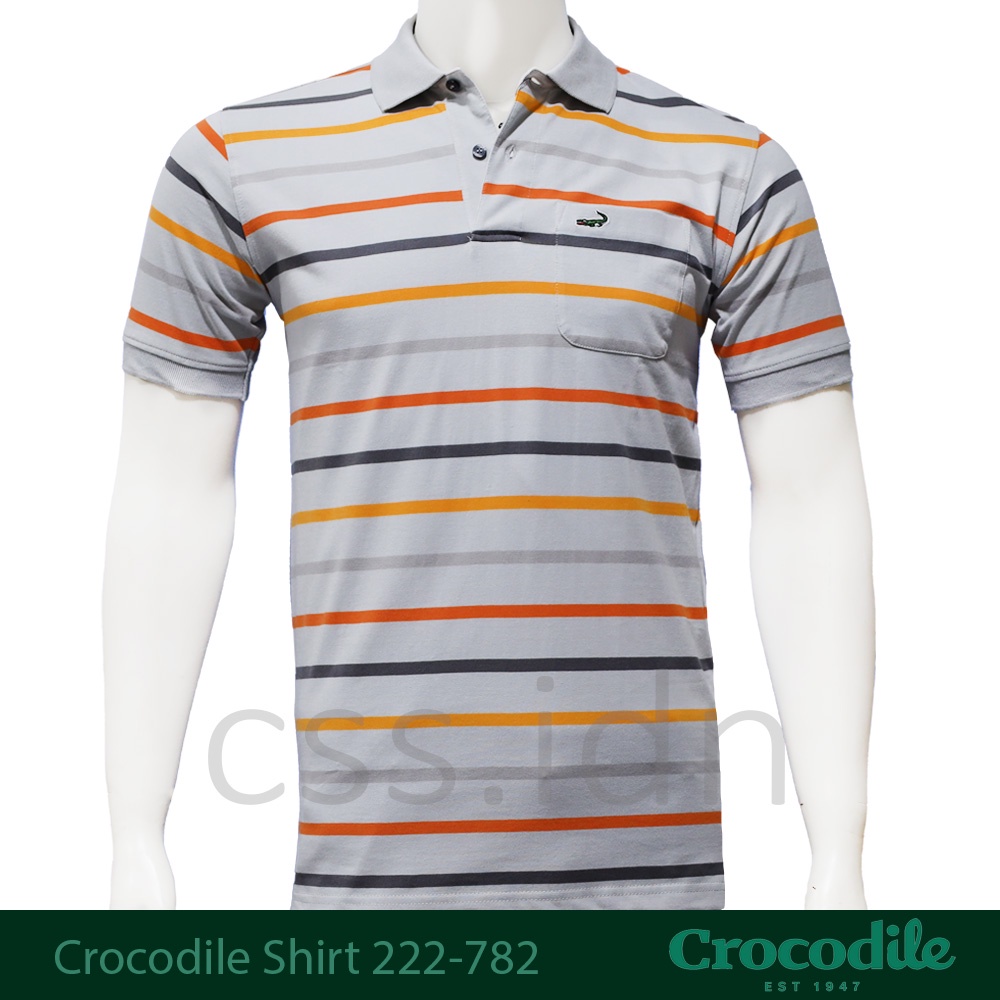 Kaos Kerah Polo Pria Crocodile Slim Fit 222-782