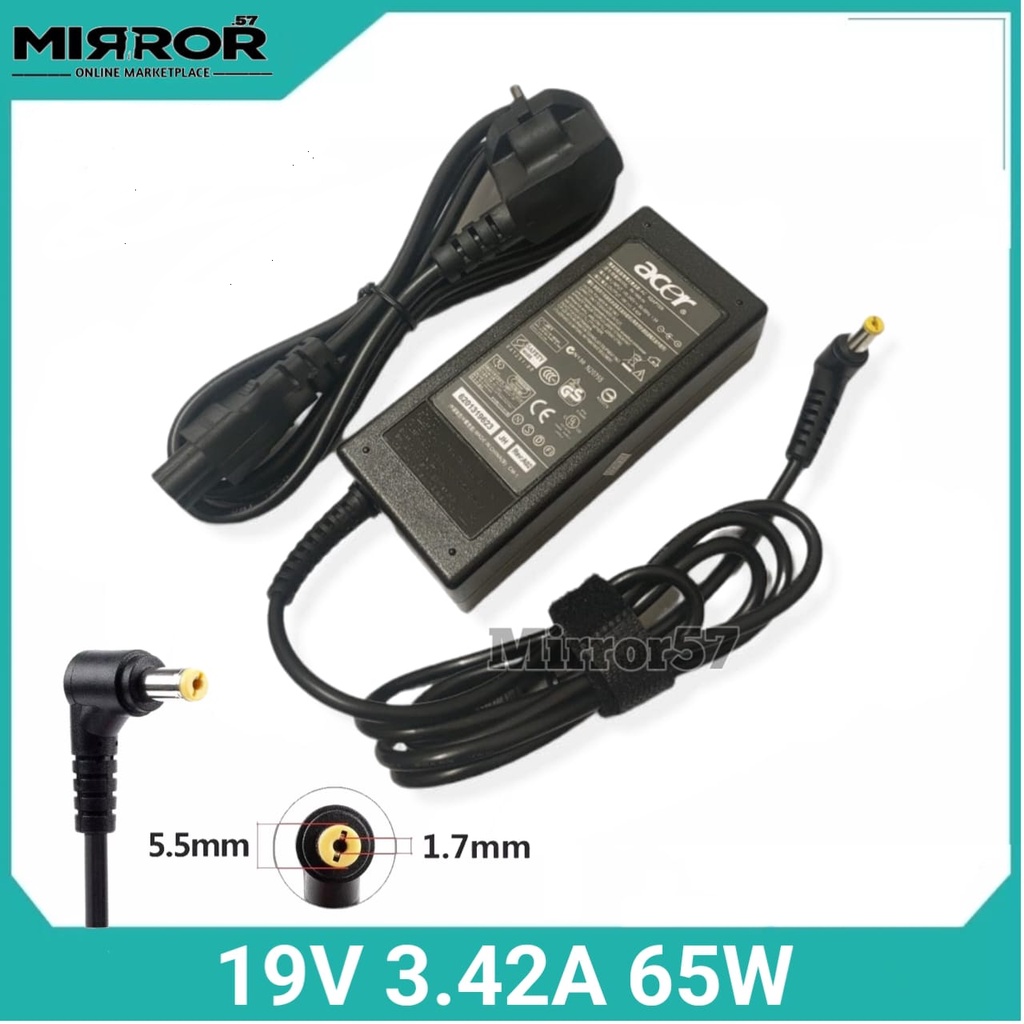 Charger Laptop Acer Aspire E3-111-C0WA ES1-111M-C40S Casan Acer 19V 3.42A 65W