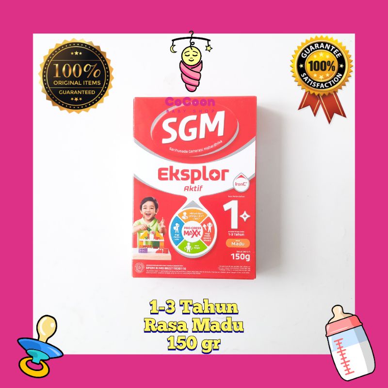 Susu Formula Balita SGM Eksplor 1 1-3 Tahun Madu 150g 150 gr