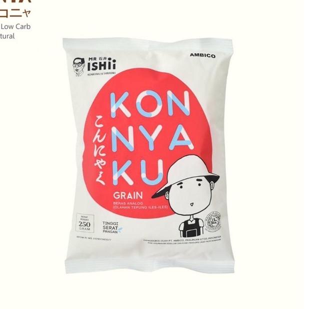 

➲ Konnyaku Grain / Konnyaku Rice - Beras Konnyaku / Shirataki Rice - Beras Shirataki 250g ✹