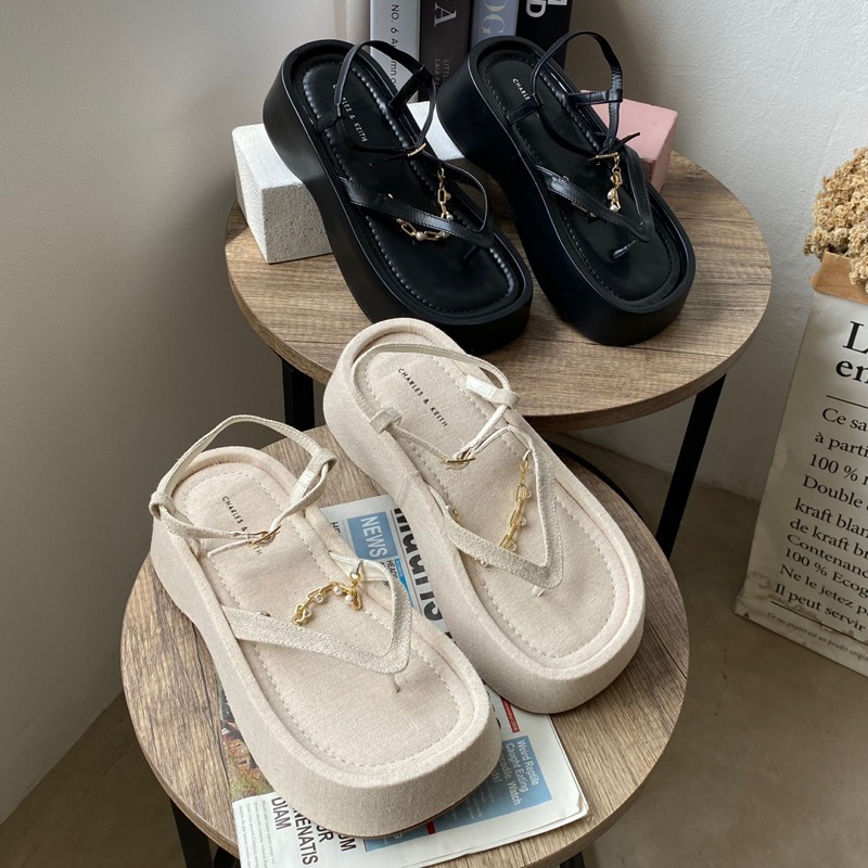 SANDAL WANITA KEKINIAN CK - CHAIN SENDAL CNK IMPORT