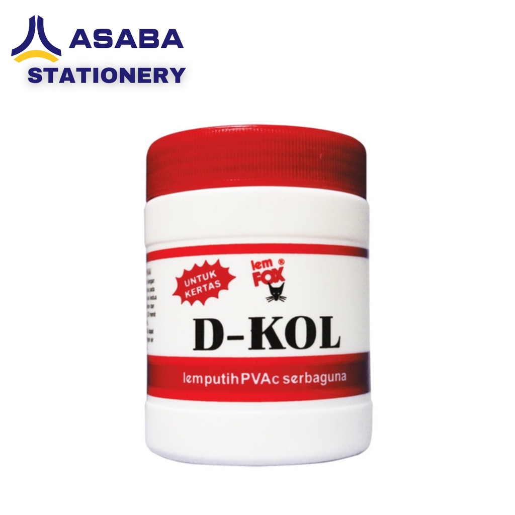 Asaba Stationery - Lem Putih Fox D-Kol 450gr