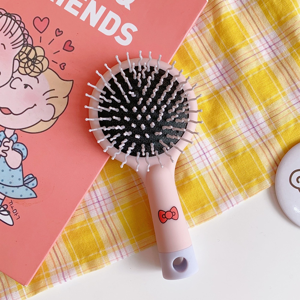 Anak-anak Kartun Manis Lucu Airbag Sisir Anti-Statis Sisir Penataan Rambut Gadis Sisir Pijat Kreatif Dengan Cermin