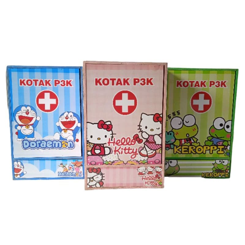 Kotak Obat P3K Kotak Penyimpanan Obat Kotak Kayu Kotak Obat Karakter