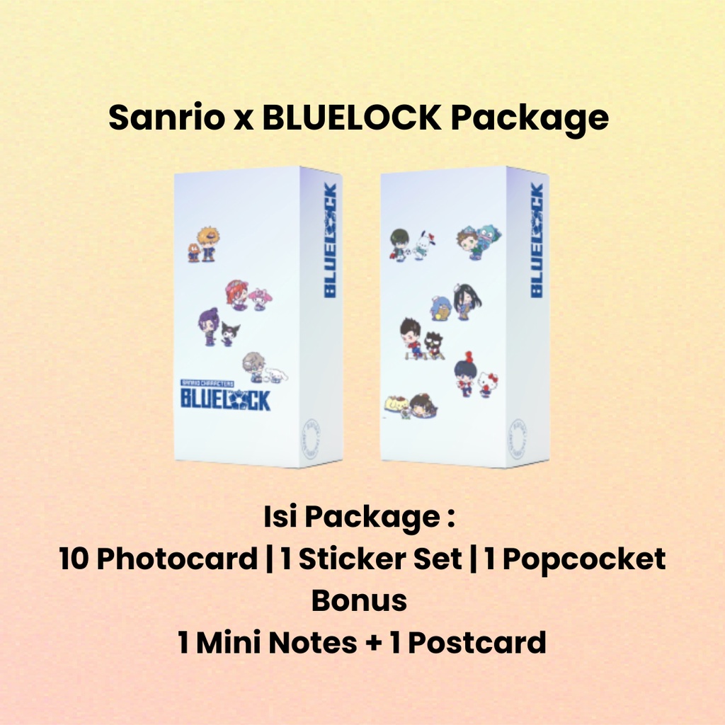 BLUE LOCK x SANRIO Package