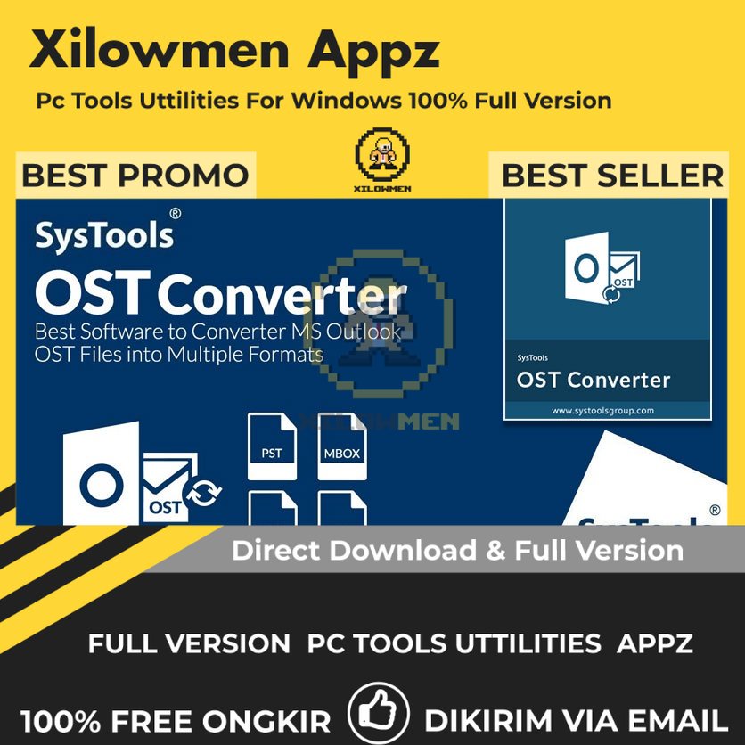 [Full Version] SysTools OST Converter Pro PC Tools Software Utilities Lifetime Win OS - Konverter file OST untuk mengubah ke format lain