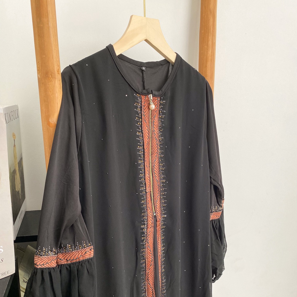 ABAYA VIANA / Gamis Turkey / Longdress Muslimah / Maxy Formal / Busana Muslim / Dress Kondangan / Pakaian Mewah Arabic