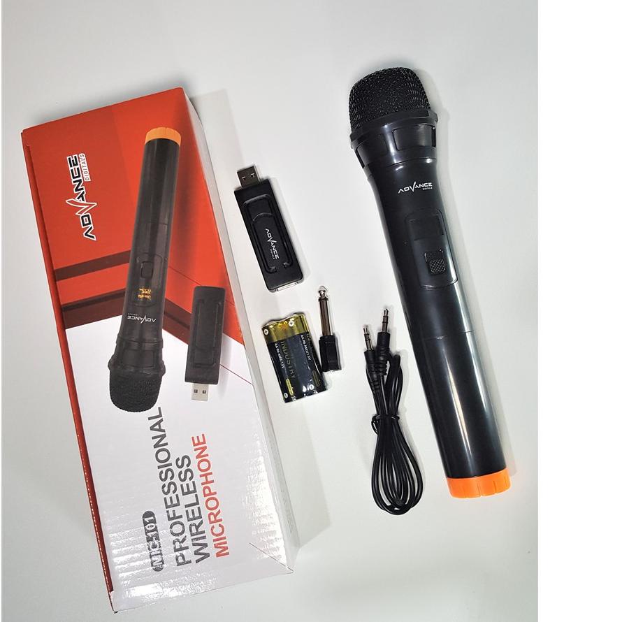 ➷ EVA Microphone Wireless Advance 101 Mic Wireless Bisa Semua Speaker Original MIC-101 MIC  ☚