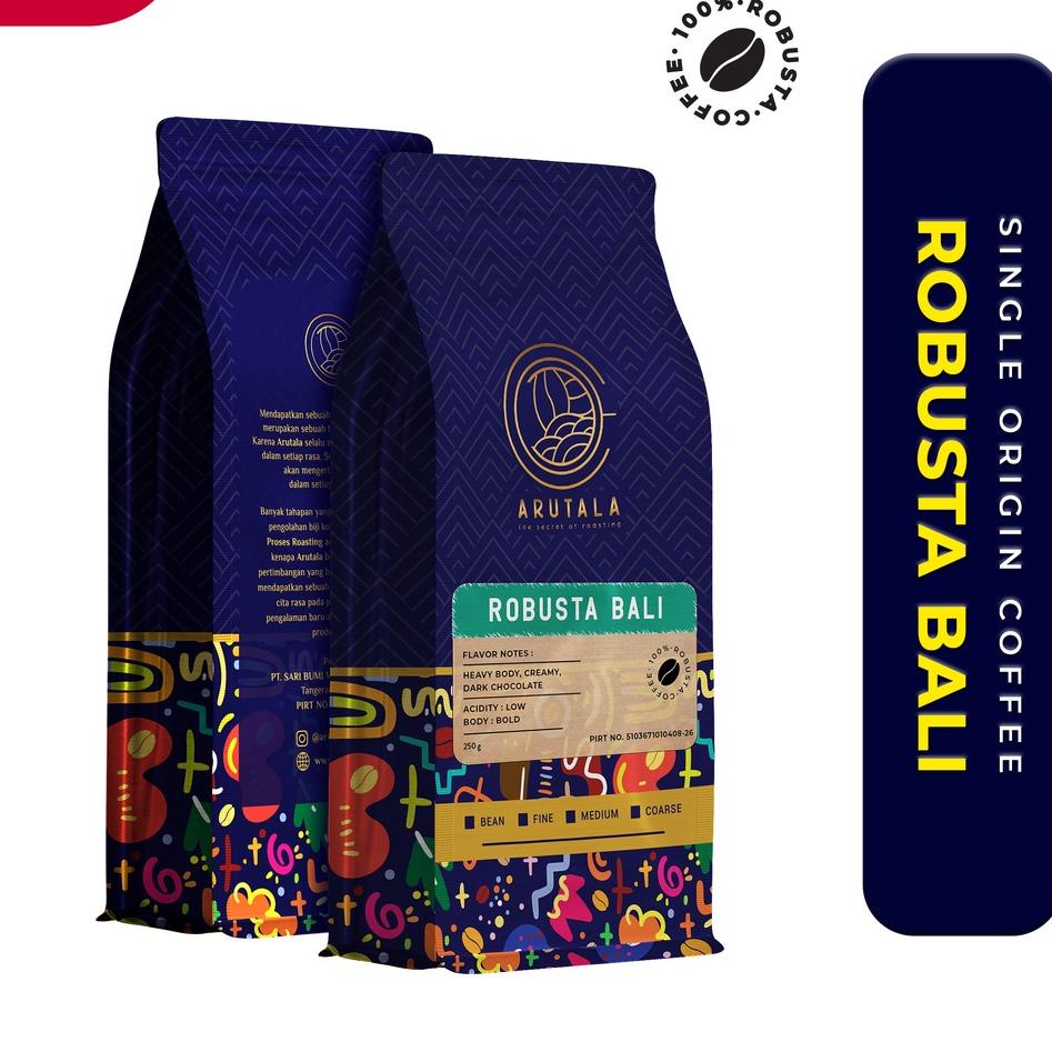 

【F⚡ASH SALE✅】 ARUTALA kopi Bali Robusta 250 gram