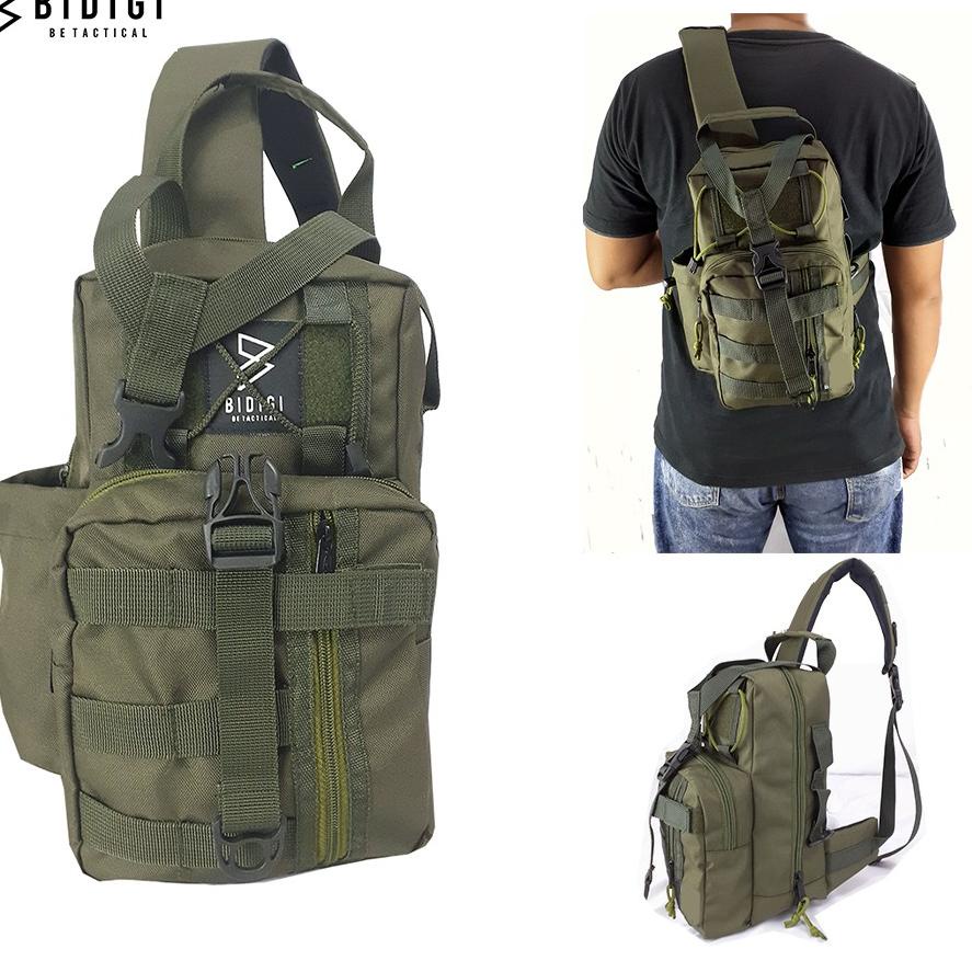 PALING DICARI Tas Selempang pria Bidigi Army Bidigi 7981