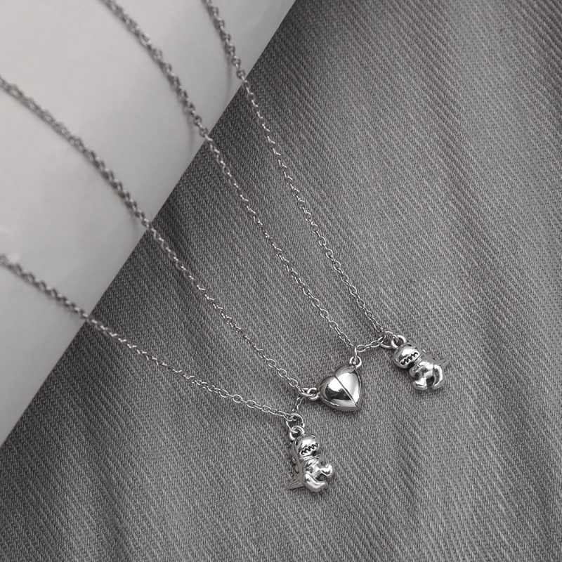 Kalung Pasangan Berbentuk Dinosaurus Hari Valentine Pacaran Perhiasan Aksesoris Menarik Reksa Cinta Kalung Pacar Persahabatan Kalung