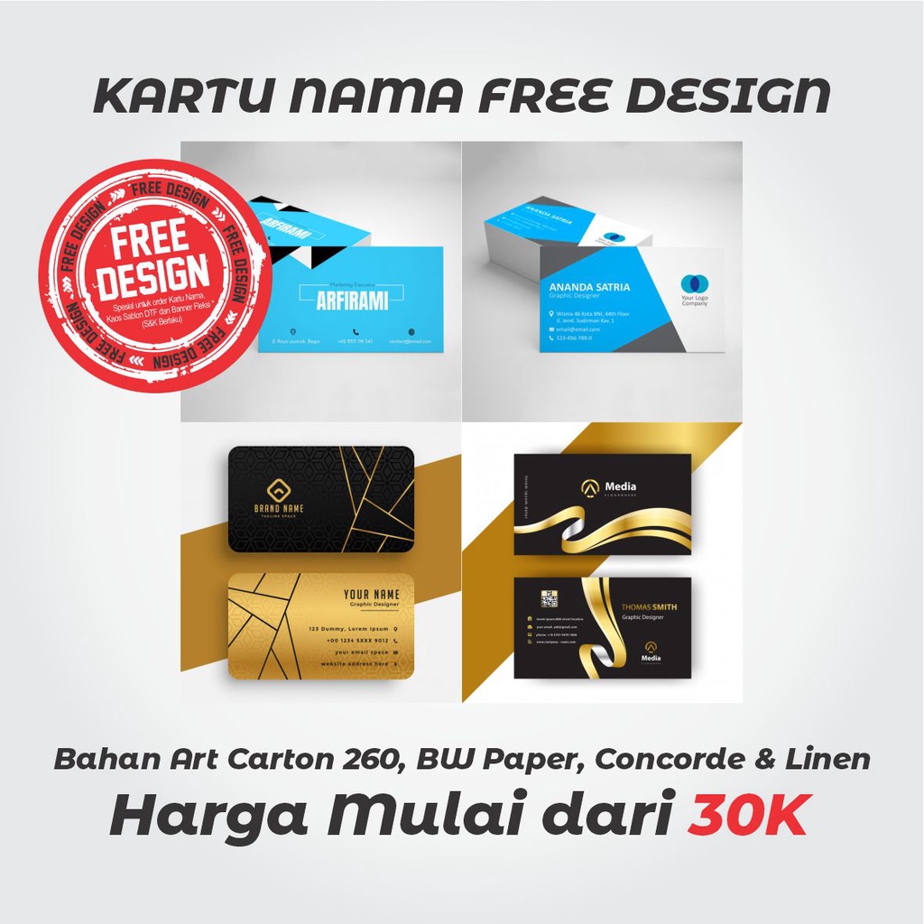 

Kartu Nama - Free Design