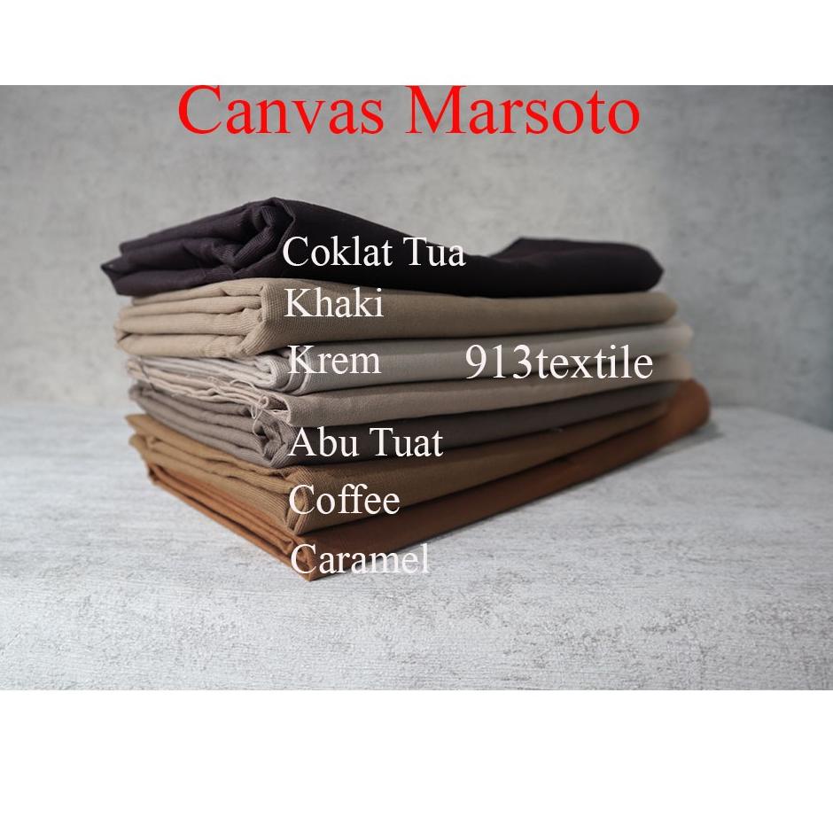 ✦ Bahan Kain Kanvas Marsoto Tebal ❆