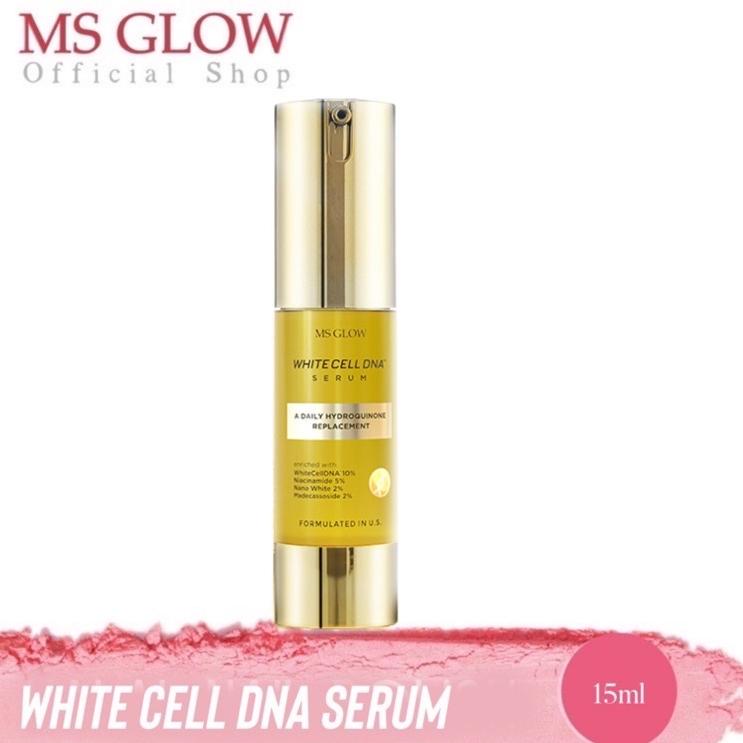Ready Stok SERUM MS GLOW WHITE CELL DNA gas !!