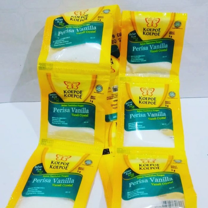 

Perisa vanilla koepoe vanili bubuk 1 sachet @2gr - 10pcs