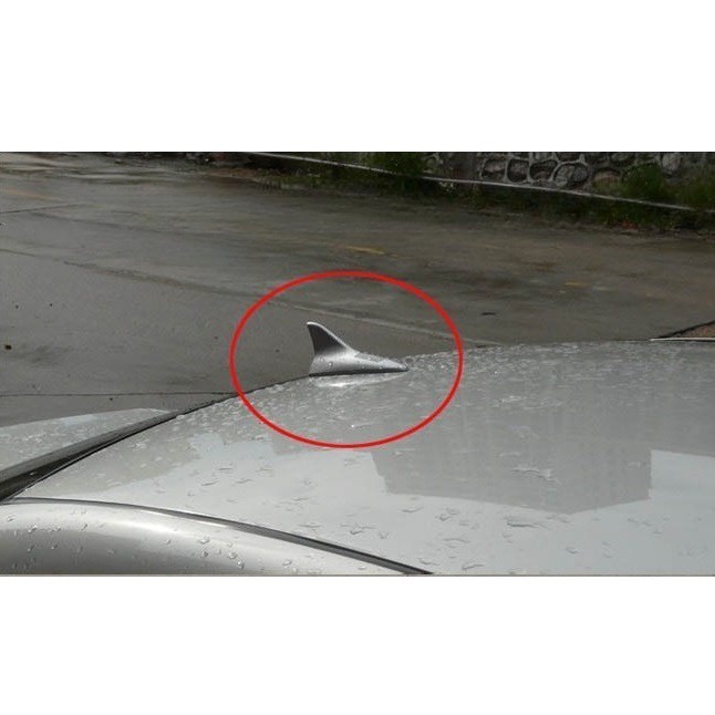 LAMPU SIRIP HIU MOBIL 8 LED, ANTENA HIU MOBIL CAHAYA MATAHARI - LAMPU MOBIL TENAGA MATAHARI