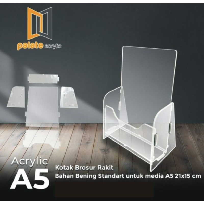 

Akrilik Box Brosur A5 rakitan