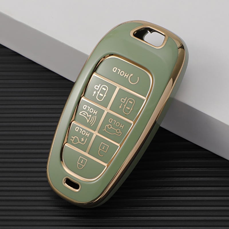 Untuk Hyundai Sonata IONIQ 5 NEXO Tucson Sonata 2020 Grandeur 2020 Sonata Limited TPU Car Key Case Cover Keychain