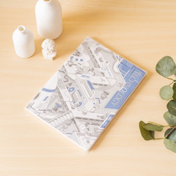

Unik ARAMI GISU Notebook Memo Planner School Note Agenda Cover Buku Garis - Blue Berkualitas