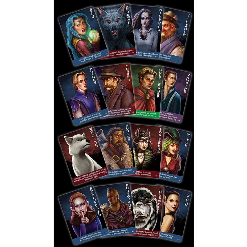 Ultimate Werewolf Deluxe Edition Board game Card Games