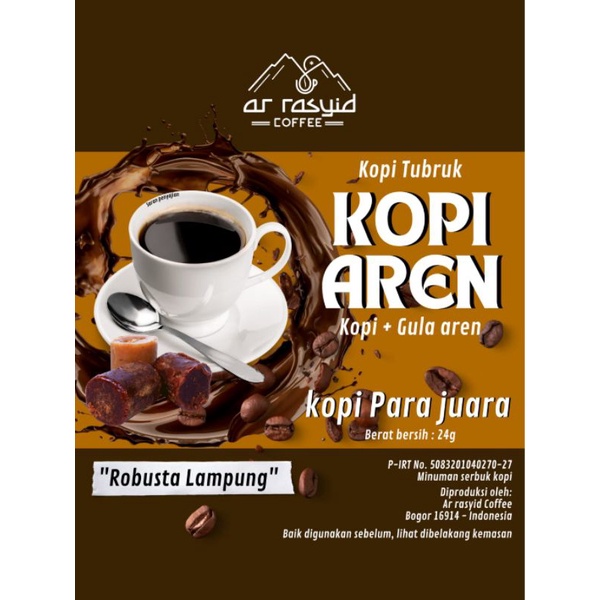 

COD 1 RENCENG KOPI GULA AREN ISI 10 PCS