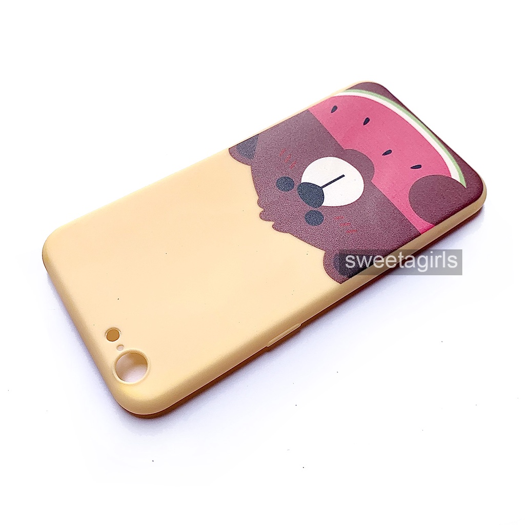Casing Silikon Lucu untuk Oppo A57 / Oppo A39 ( Sama Ukuran )  - Casing peach Case Gemoy - Bisa Bayar ditempat - sweetagirls - Case Cubit Lucu - Karakter - Head Karakter Softcase - Case Gemoy - Kesing - Aesthetic - Boneka 3D