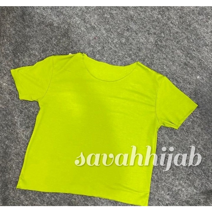 KAOS POLOS 6839/KAOS UNFINISHED/T SHIRT WANITA