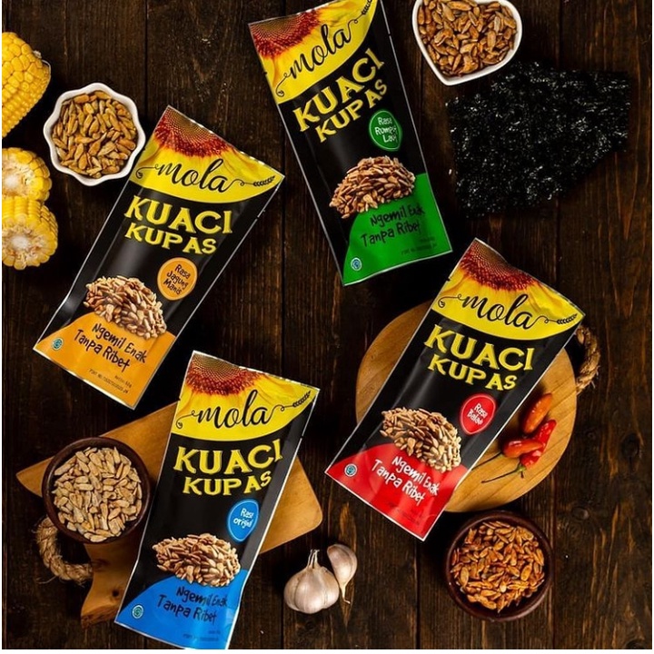 KUACI KUPAS PANGGANG MOLA 50gr/ KWACI/ KUACI BUNGA MATAHARI