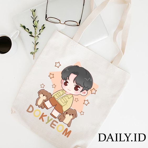 TOTE BAG KANVAS MURAH / TOTE BAG WANITA / TOTE BAG MOTIF SEVENTEEN