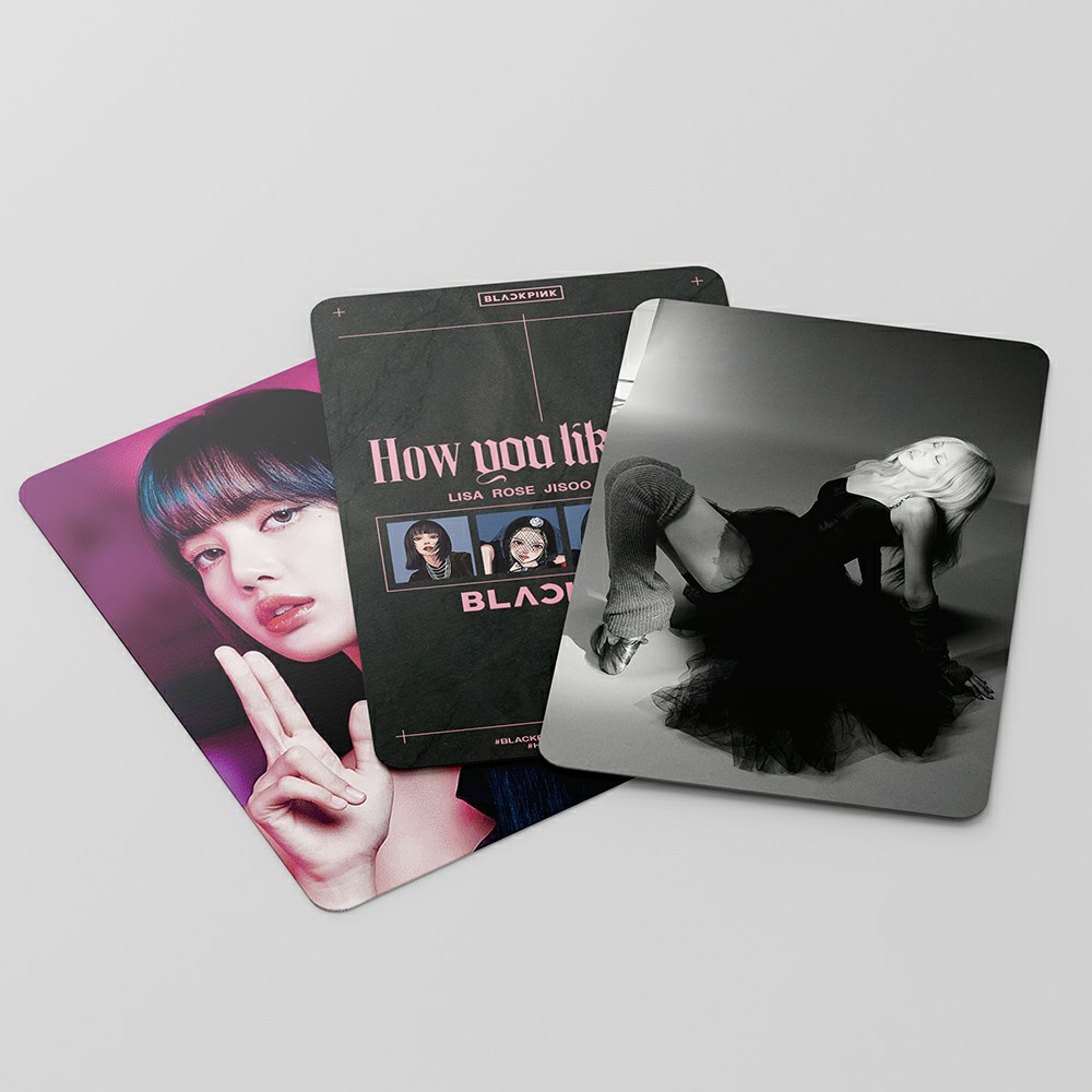 54pcs/set KPOP  2021 The Album How you like that Photocards Lomo Cards Lisa Jennie