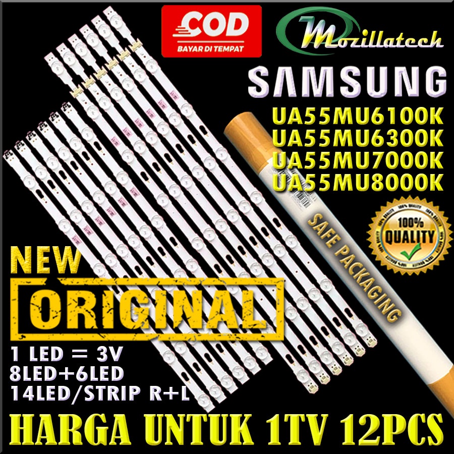 BACKLIGHT TV LED SAMSUNG UA55MU6100K UA55MU6300K UA55MU7000K UA55MU8000K UA55MU6100 UA55MU6300 UA55MU7000 UA55MU8000 55MU6100 55MU6300 55MU7000 55MU8000