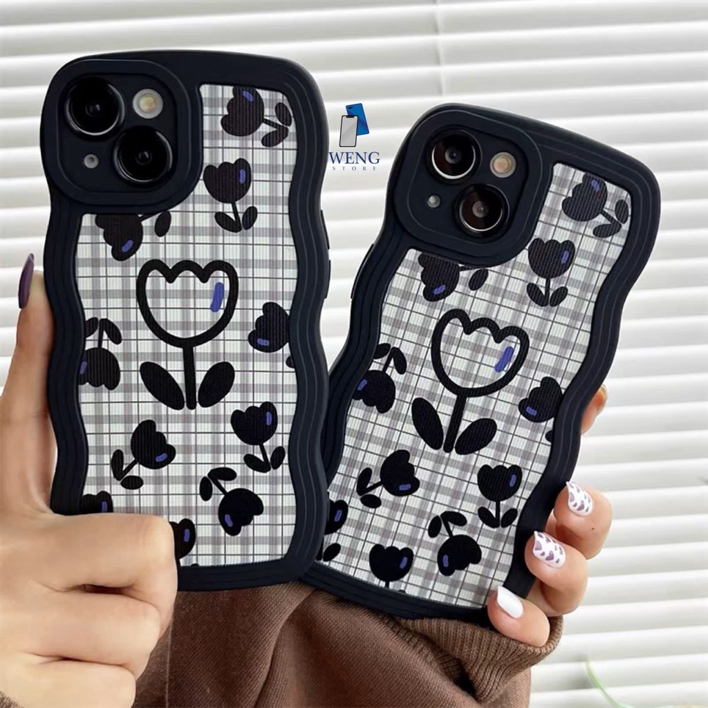 Softcase Gelombang Motif Cute Chubby For Oppo Realme Vivo Ip