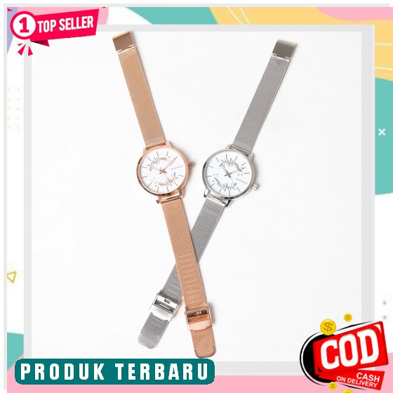 Jam Tangan Wanita Terbaru 2023 Murah Viral Simple Kekinian Ootd Cewek Ala Korea Kecil Elegan Mewah A