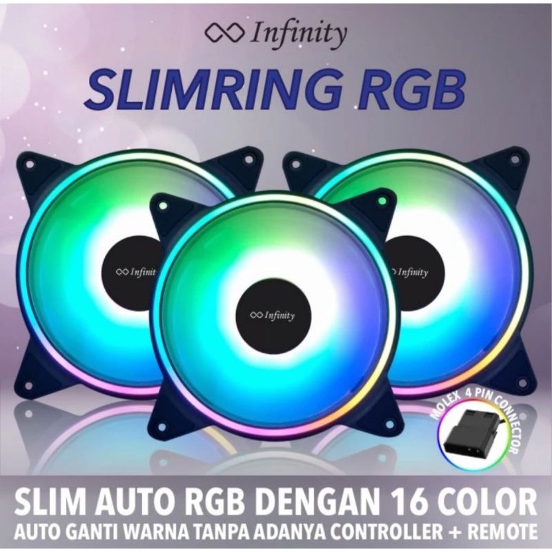 Fan Casing Infinity RGB Version Auto RGB Doubel Ring 120mm